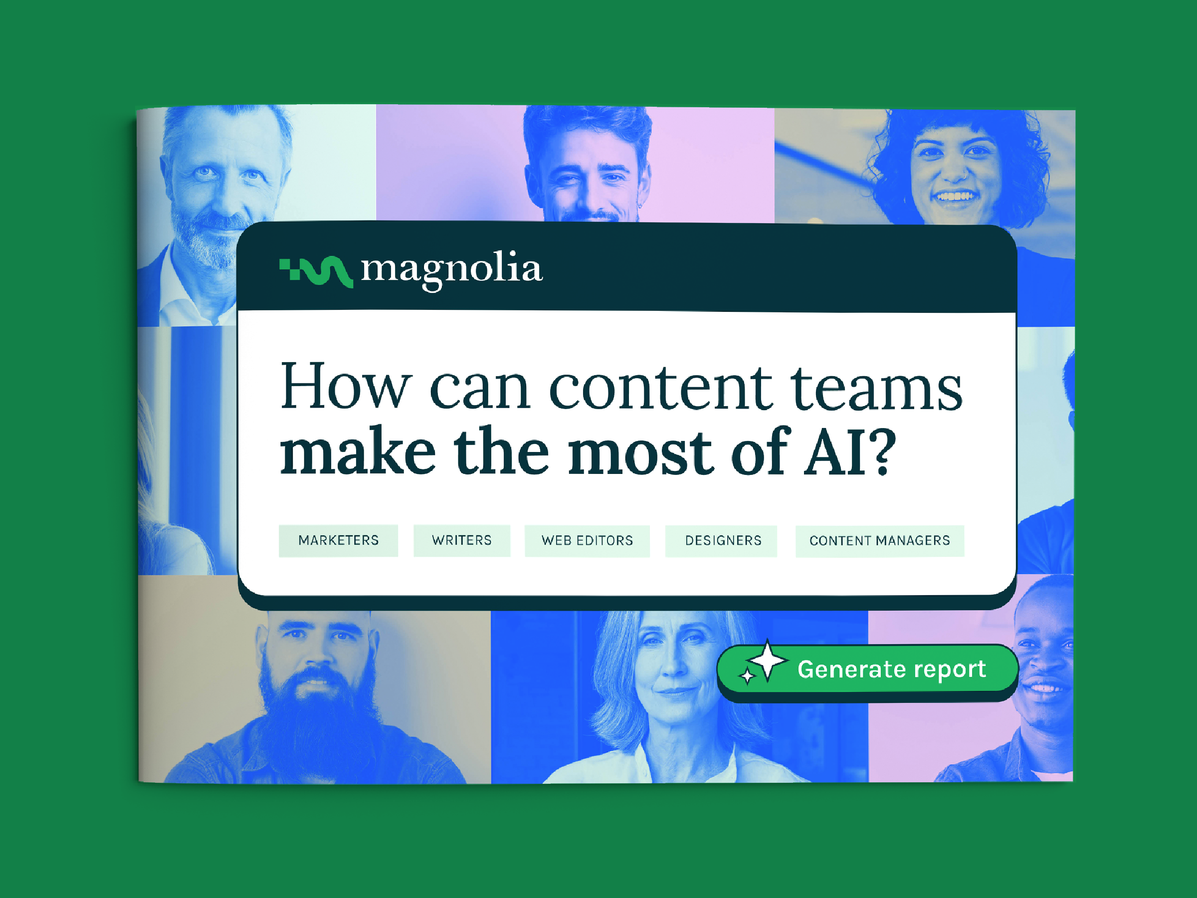Gen AI for content teamsLanding page